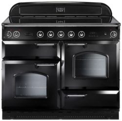 Rangemaster Classic 110cm Induction Range Cooker - Black.